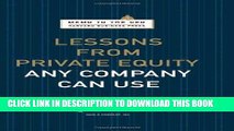 [Ebook] Lessons from Private Equity Any Company Can Use  (Memo to the CEO) Download online
