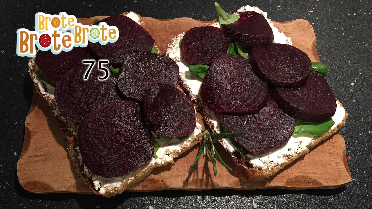 Vegetarisches Ziegenkäse-Rote Bete-Brot - Folge 75