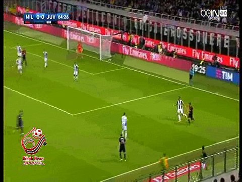 هدف مباراة ( ميلان 1-0 يوفنتوس ) الدوري الايطالي