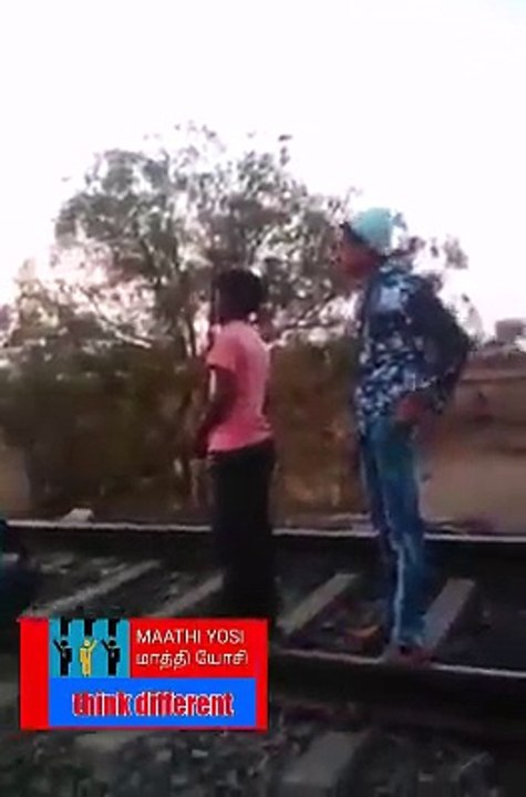 Watch out dangerous sence accident by train
