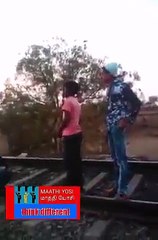 Watch out dangerous sence accident by train