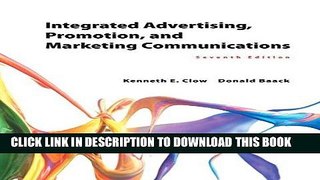 [Free Read] Integrated Advertising, Promotion, and Marketing Communications Free Online