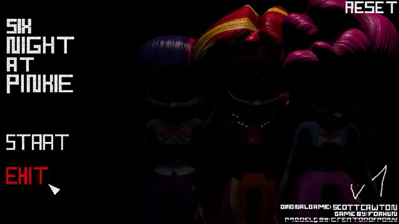 One Hard Night_ Six Nights At Pinkie 2                                                                                                                  FNAF FIVE NIGHTS AT FREDDY'S SISTER LOCATION ANIMATION mlp