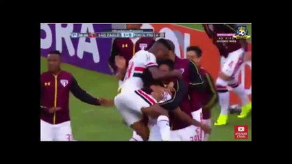 São Paulo vs Ponte Preta 2 - 0   DAVID NERES GOAL Campeonato Brasileiro 22-10-2016