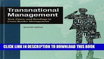 [Free Read] Transnational Management: Text, Cases   Readings in Cross-Border Management Free