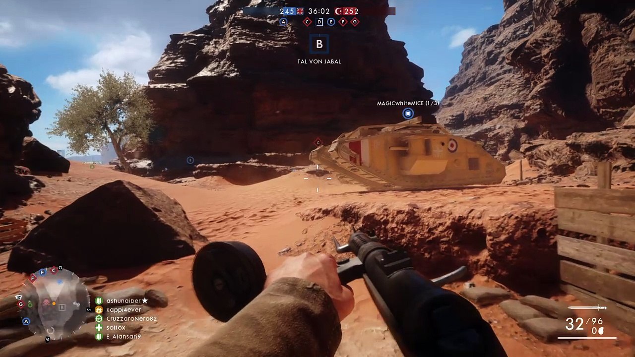 Battlefield™ 1 Tank kills Airplane