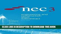 [Free Read] Nec3 Engineering and Construction Short Subcontract (June 2005) Full Online