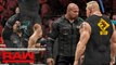 WWE RAW 2K17 - Brock Lesnar Confronts Goldberg Face to Face - RAW 10/24/16
