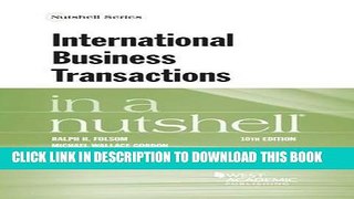 [PDF] International Business Transactions in a Nutshell Full Online