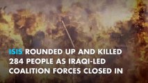 Mosul battle: ISIS kills hundreds in Mosul area
