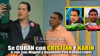 La parodia de CRISTIAN CASABLANCA y KARIN por Areir con Miguel y Raymond con Raledo Lopez