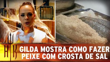 Exclusivo: Glida mostra como fazer o delicioso Peixe com Crosta de Sal
