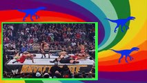 Brock Lesnar Attacks & F5 Goldberg - WWE Goldberg vs. Brock Lesnar Royal Rumble 2016