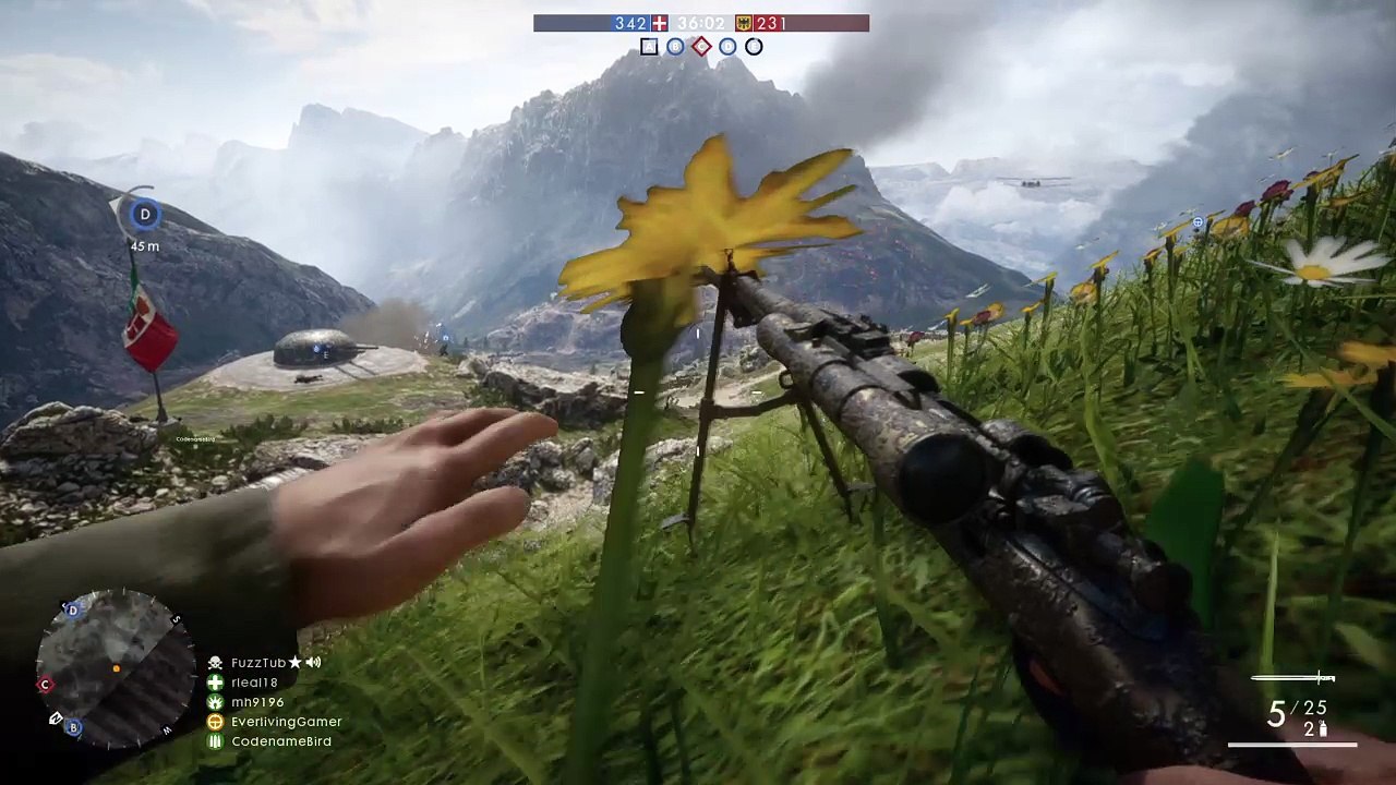 Took out a plane with a sniper (BF1)