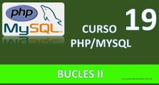 19.Curso PHP MySQL. Bucles II. Bucle for.