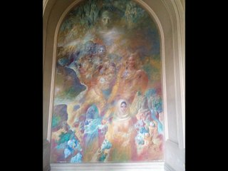 Sabin Balasa paintings - Hall of Lost Steps - Alexandru Ioan Cuza University