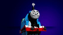 Thomas Train Wheels on The Bus Nursery Rhyme | Train Wheels on The Bus Rhymes & Songs For Kids In 3D