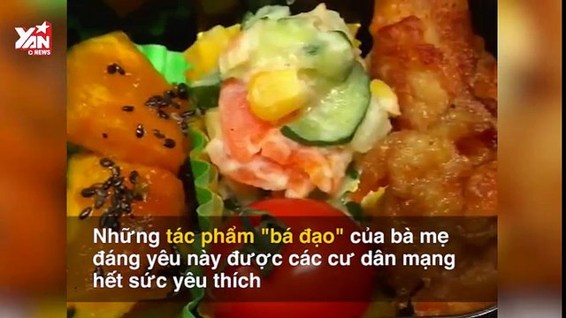 Mẹ Nhật Bản viết thư cho con bằng cơm bento