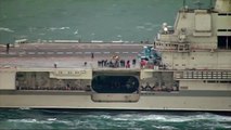 Российский Авианосец коптит_Rus aircraft carrier smokes