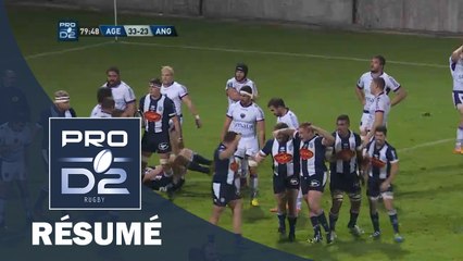 PRO D2 - Résumé Agen-Angoulême: 40-23 - J08 - Saison 2016/2017