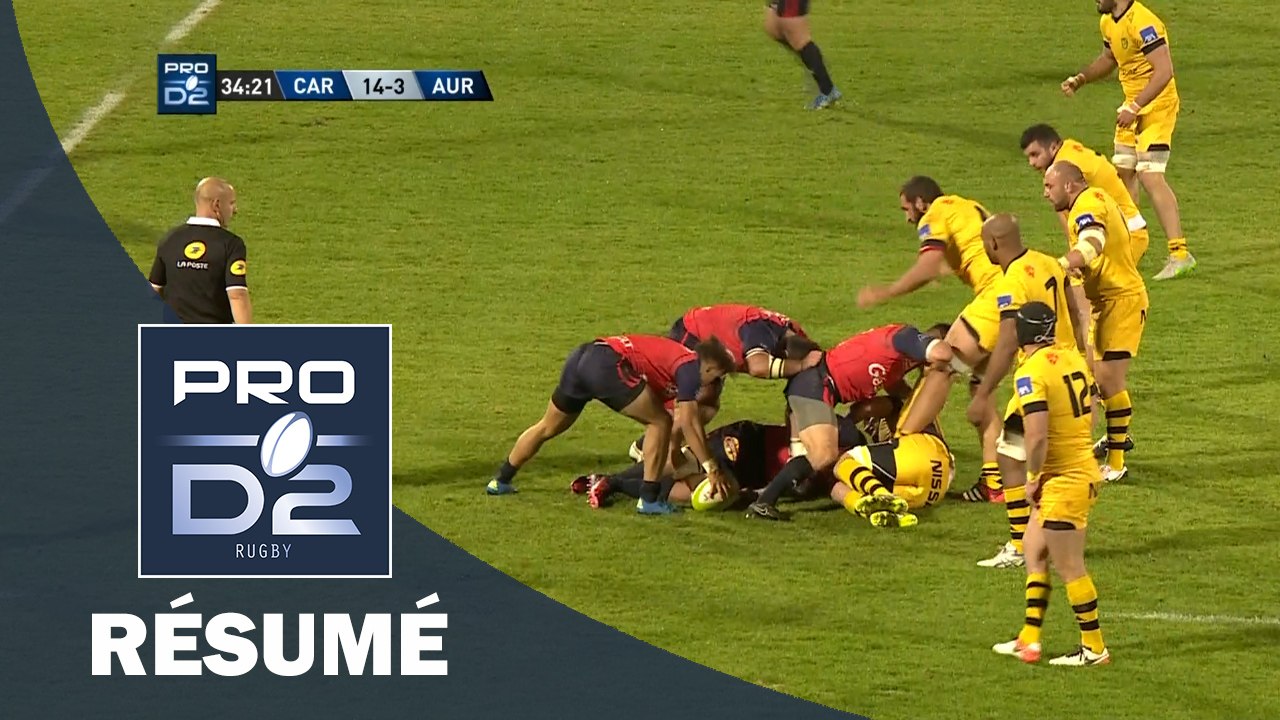 PRO D2 - Résumé Carcassonne-Aurillac: 47-13 - J08 - Saison 2016/2017