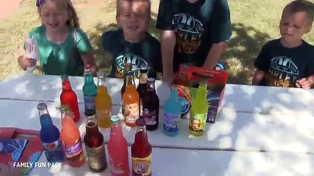 Family Soda Challenge at Pops in Oaklahoma