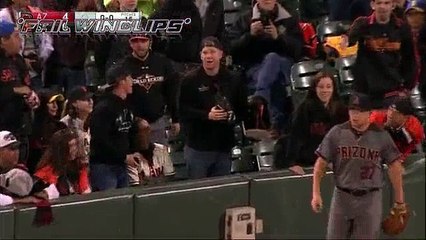 Boyfriend Grabs Live Ball at Giant's Game