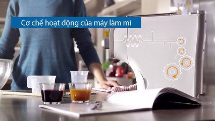 Hướng dẫn sử dụng làm mì bằng Máy làm mì Philips