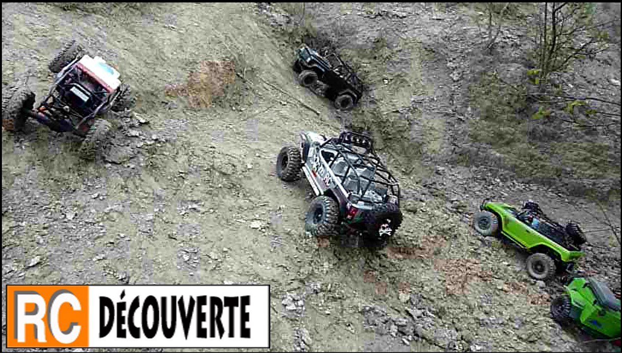 Modélisme Nantes : Rc Trail 4 Scale 4x4 Trial sur Buttes Pentes de Sable Abbaretz 44 France