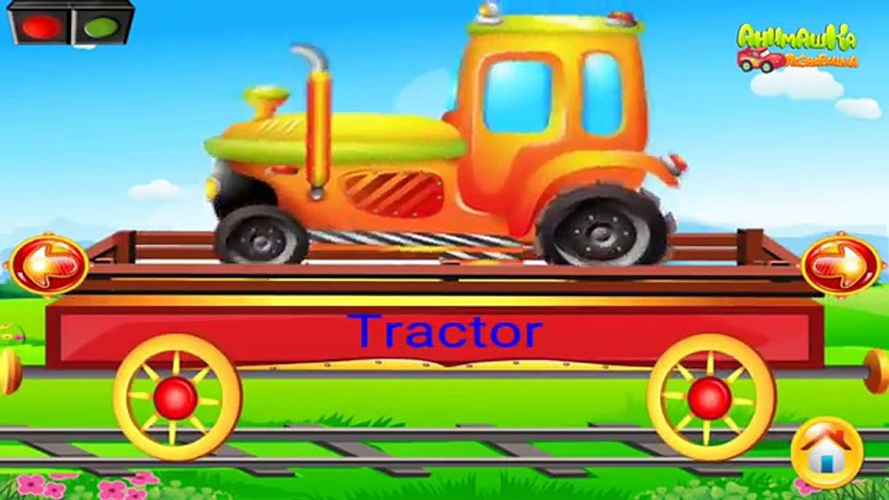 Мультики про машинки и паровозики Мультики для самых маленьких Паровозик с машинками