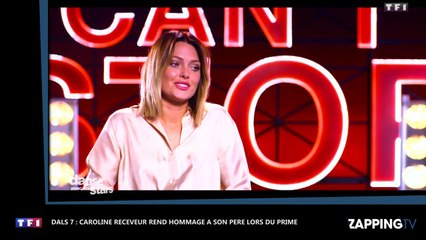 DALS 7 : Caroline Receveur en larmes lors du prime, elle parle de la mort de son père (Vidéo)