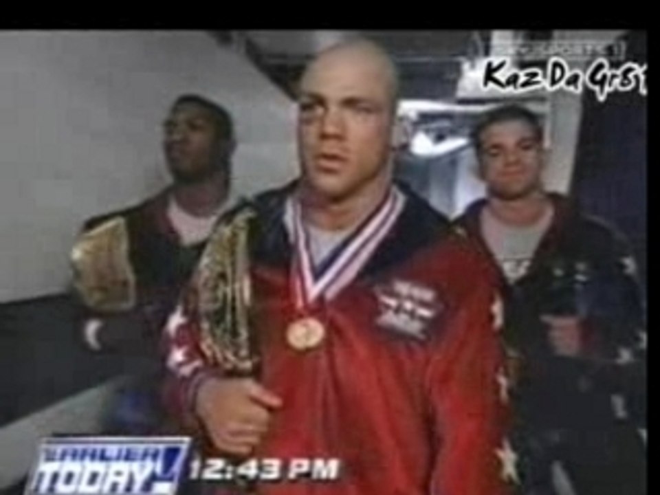 Brock & Angle Arrive on Smackdown