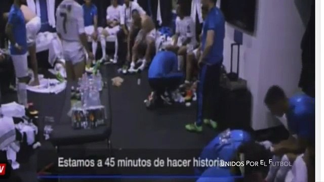 Emocionante discurso de Cristiano Ronaldo en el entretiempo de la Undecima