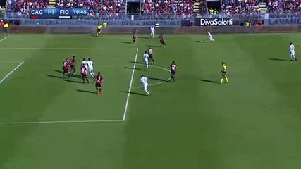 Nikola Kalinic Goal HD - Cagliari 1 - 1 Fiorentina 23.10.2016