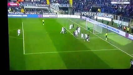 Atalanta vs Inter 1-0 Goal Andrea Masiello Gol (23_10_2016)