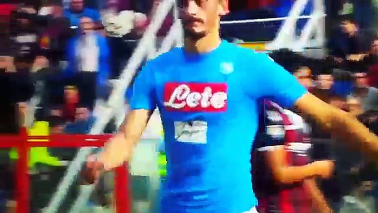 Manolo Gabbiadini Red Card - Crotone vs Napoli 0-2 - Serie A 2016