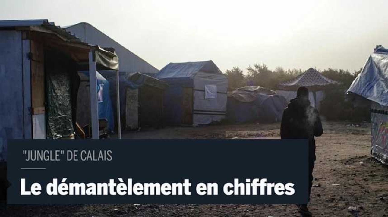 « Jungle » de Calais : le démantèlement en chiffres