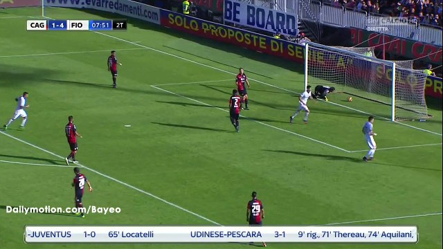 Nikola Kalinic Goal HD - Cagliari 1-5 Fiorentina - 23-10-2016
