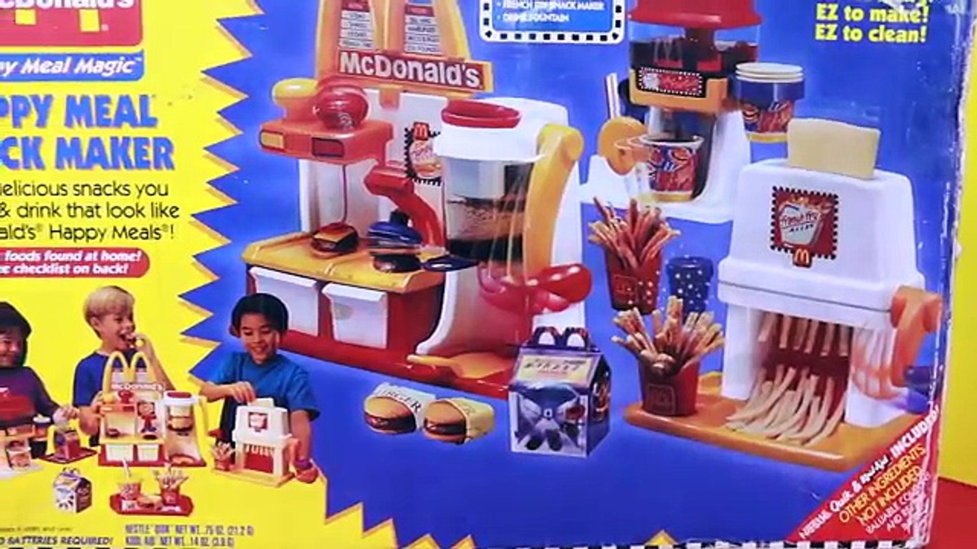 mcdonalds playset food