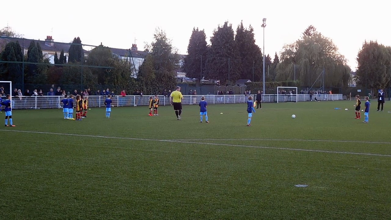 Coup franc de Paul U10 match contre RC lens le 21.10.16