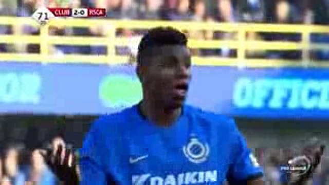 Wesley Red Card - Club Brugge KV 2-1 RSC Anderlecht - Belgium Jupiler League 23-10-2016 (HD)