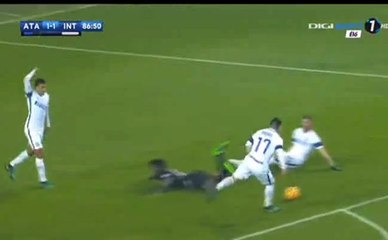 2-1 Mauricio Pinilla Penalty Goal HD - Atalanta 2-1 Inter 23.10.2016 HD