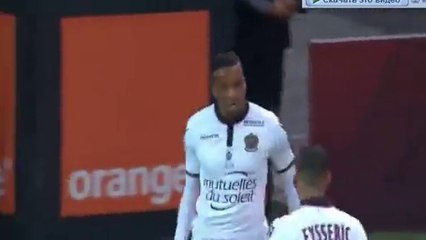 Alessane Plea  But - Metz 0-1 Nice 23.10.2016