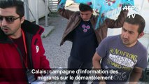 Calais: campagne d'information des migrants sur le démantèlement
