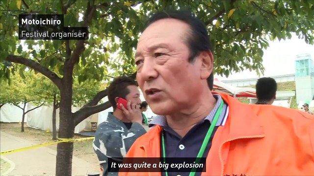 Bomb blasts rock city in Japan