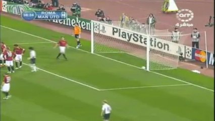 اهداف مباراة مانشستر يونايتد و روما 2-0 2008