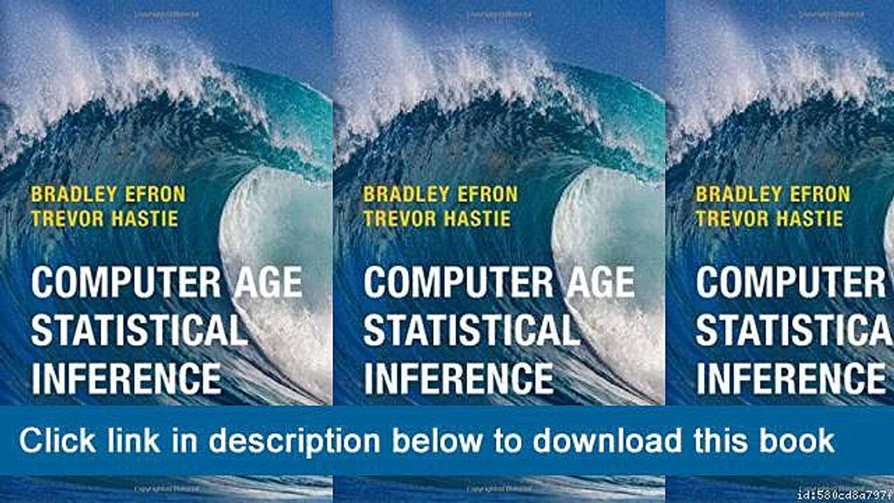 ]]]]]>>>>>(-EPub-) Computer Age Statistical Inference: Algorithms, Evidence, And Data Science
