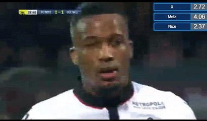 Alessane Plea Penalty Goal HD - Metz 1 - 2	Nice 23.10.2016