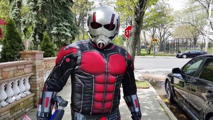 ANTMAN vs MUTANT MOBSTER IRL - Nerf War - Superheroes in Real Life - Spiderman - Marvel
