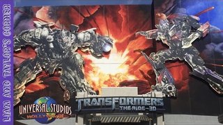 TRANSFORMERS: The Ride 3-D | UNIVERSAL STUDIOS HOLLYWOOD | Liam and Taylor's Corner